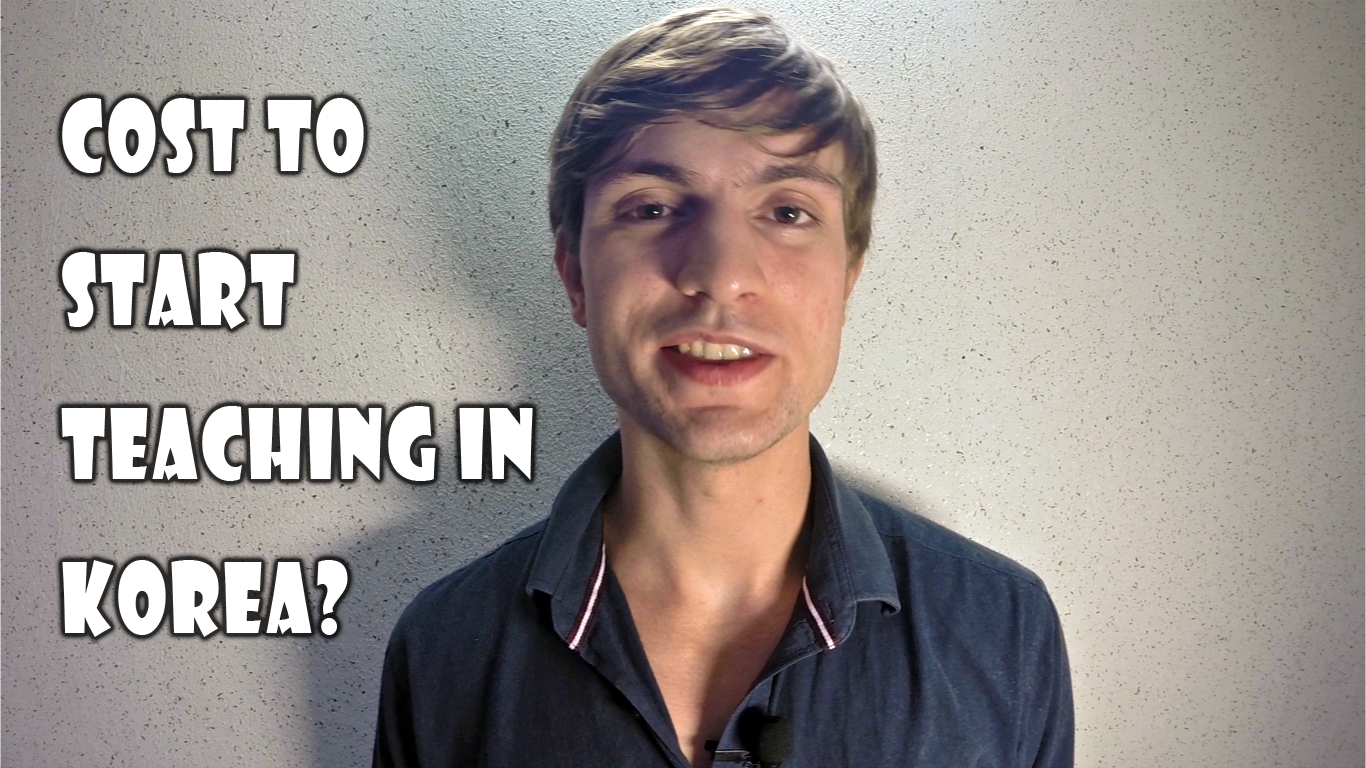there are a lot of cost to start teaching english in korea
