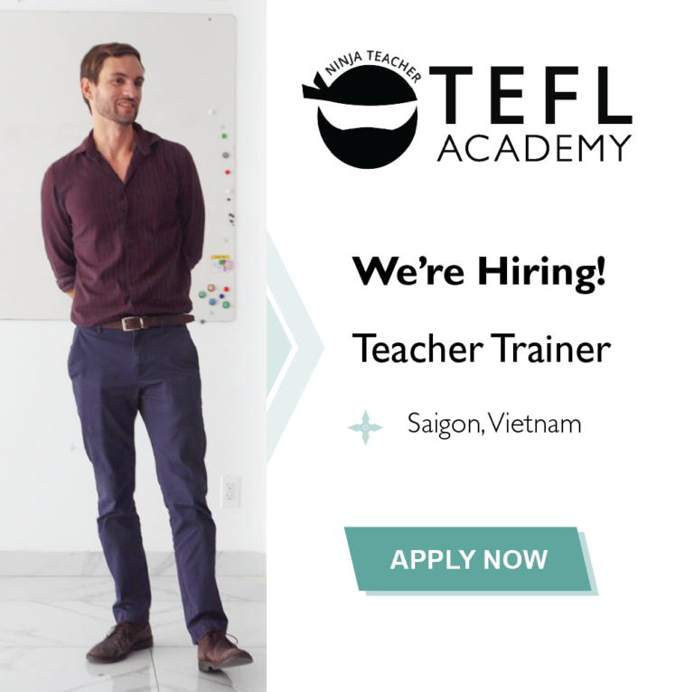 Teacher Trainer Job Opening